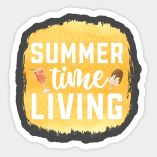 Summer time t-shirt Sticker